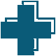Plus icon for medical services